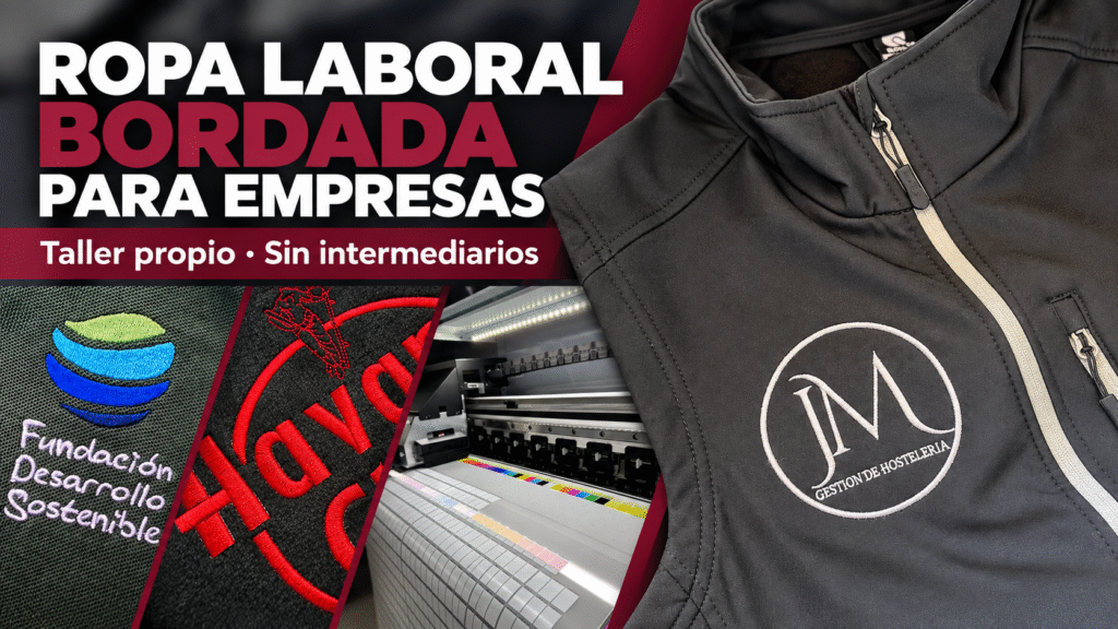 Ropa laboral bordada para empresas: Uniformes personalizados para grandes plantillas. 1 GRANDES CANTIDZADES